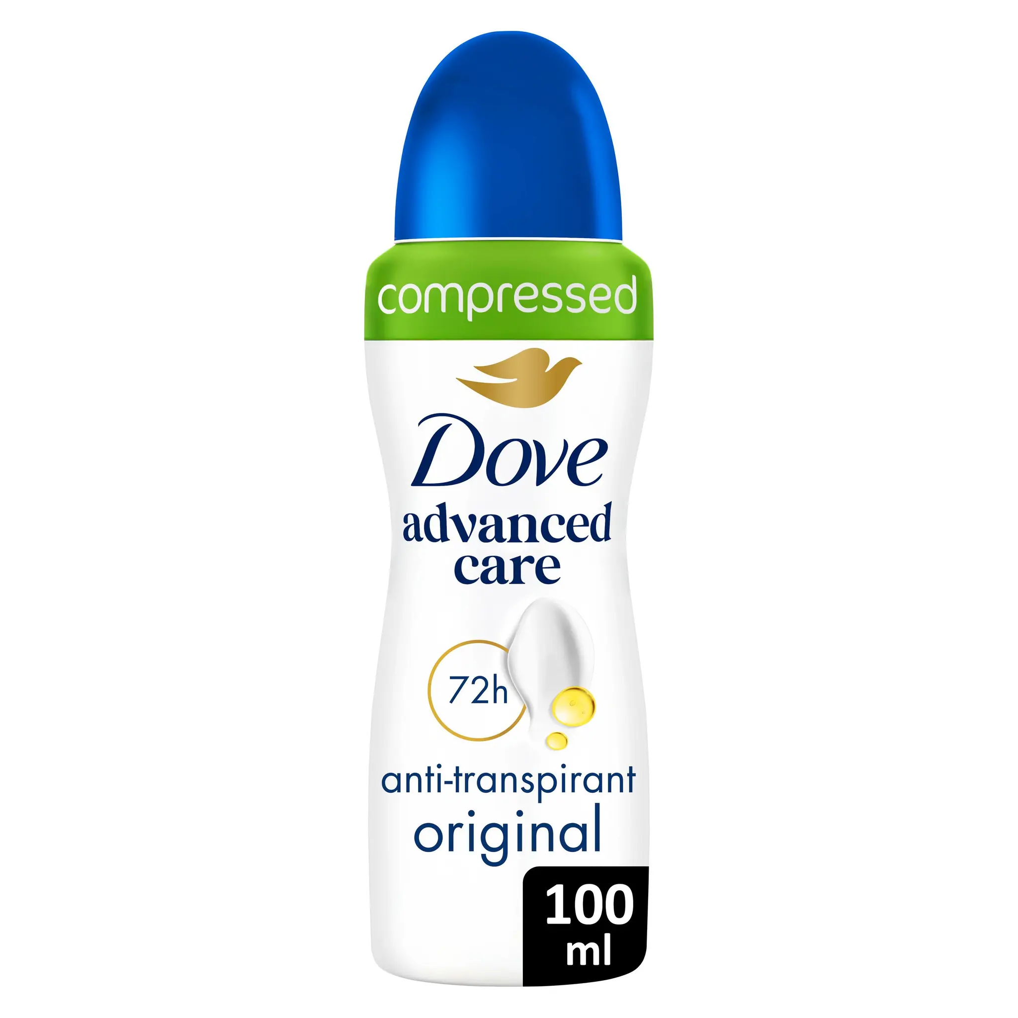 DOVE Déodorant spray advanced care 72H original