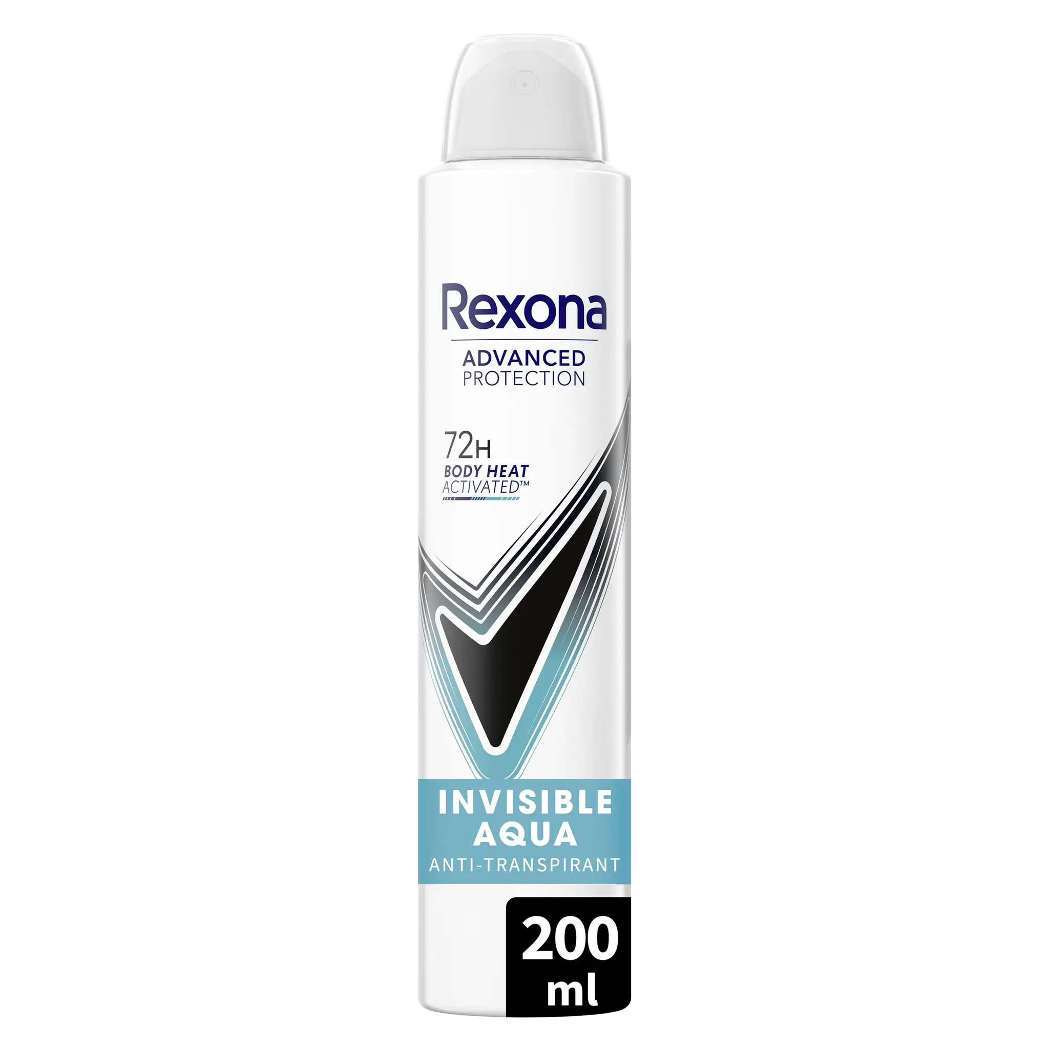 REXONA Déodorant spray invisible aqua 72h anti-transpirant
