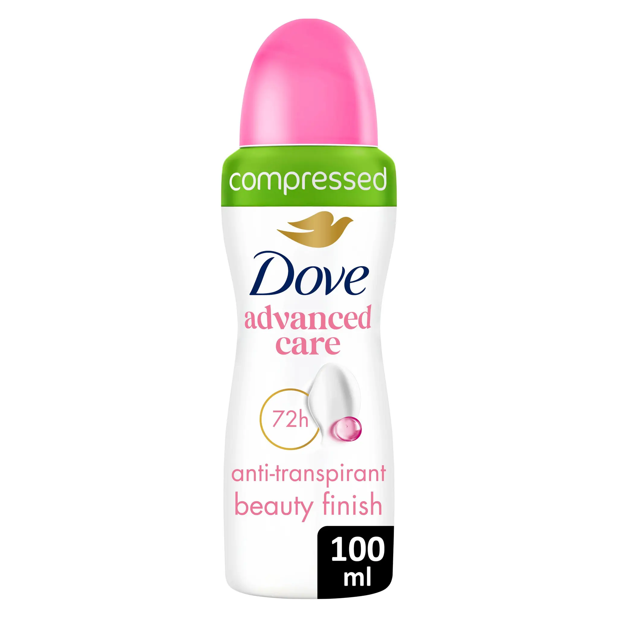 DOVE Déodorant spray compressé advanced care 72H beauty finish
