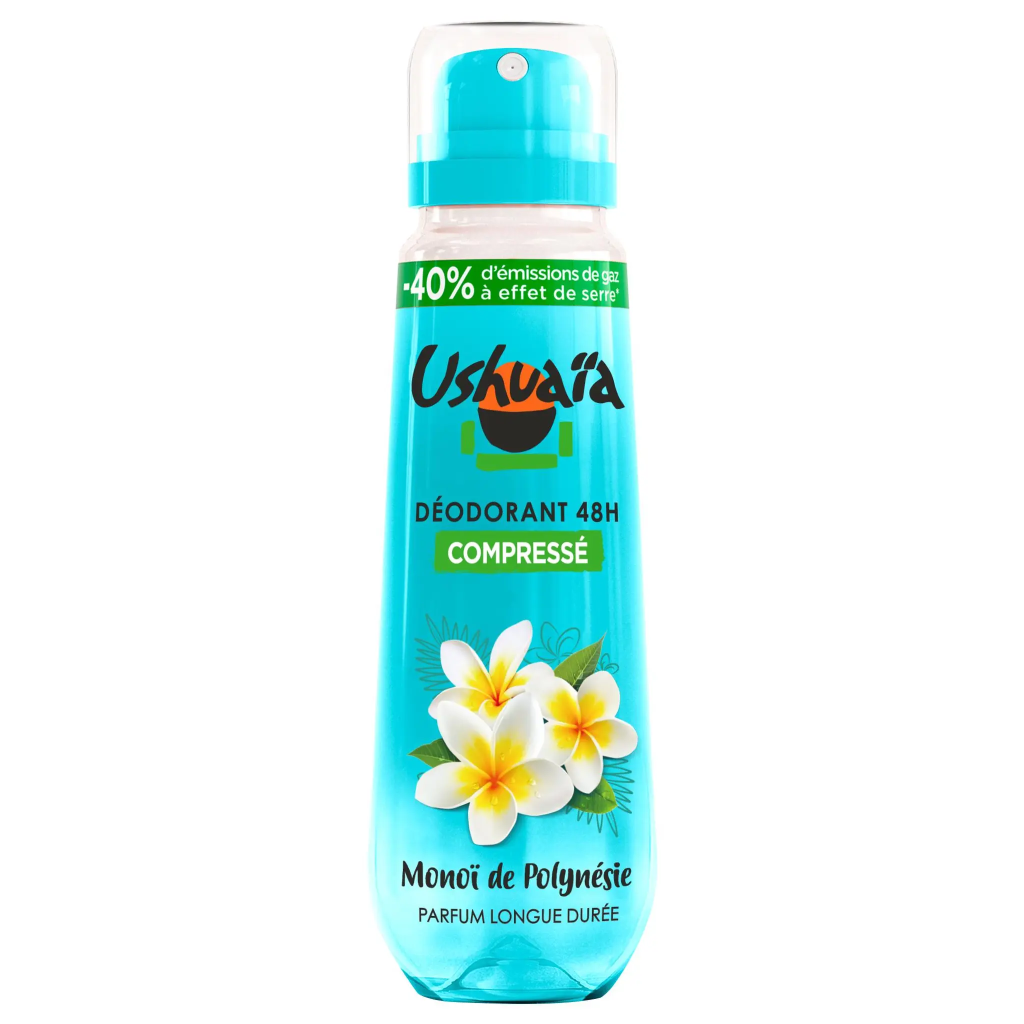 USHUAIA Déodorant naturel efficacité 48h monoï
