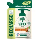 L'ARBRE VERT Recharge crème lavante pour les mains hydratante amande douce