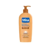 MIXA Lait corps nourrissant effet soleil peaux mates hâle doré progressif 24H huile d'abricot et glycérine corps et visage