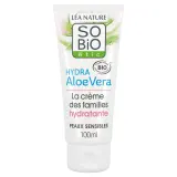 SO BIO ETIC Hydra Aloé Véra La crème des familles hydratante bio peaux sensibles à réactives