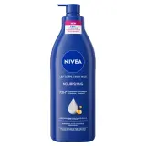 NIVEA Lait corps nourrissant 72H d'hydratation peaux sèches à très sèches