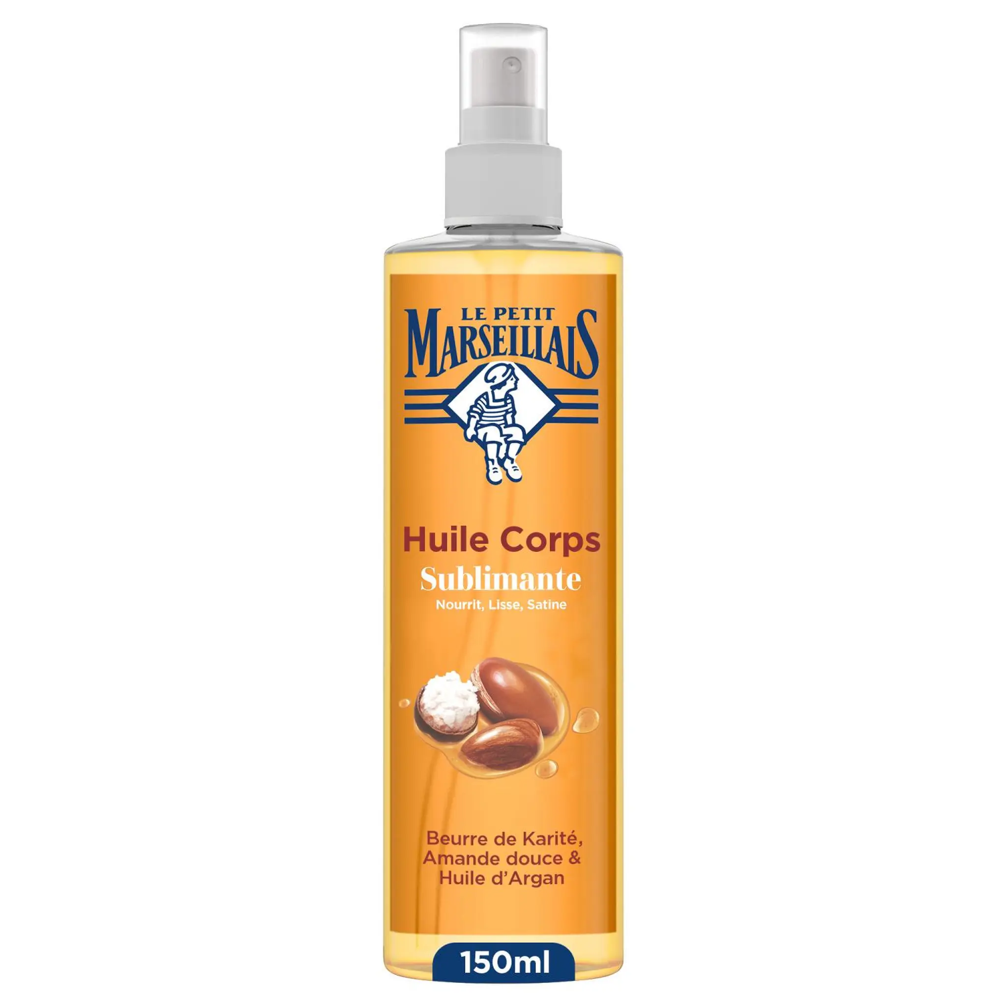 LE PETIT MARSEILLAIS Huile hydratante corps beurre de karité amande et argan