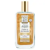 SO BIO ETIC Précieux Argan Huile sèche or de beauté visage corps et cheveux