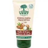 L'ARBRE VERT Crème mains réparatrice hypoallergénique à l'huile d'argan et beurre de karité