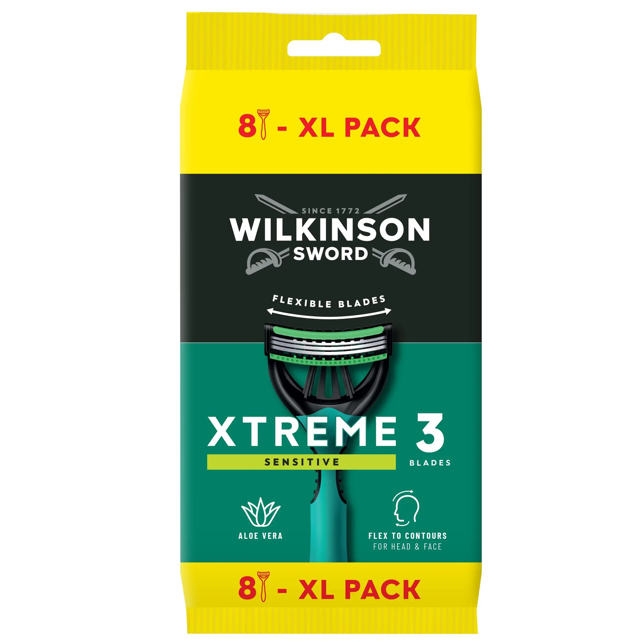 WILKINSON Xtreme 3 sensitive comfort rasoirs jetables 3 lames
