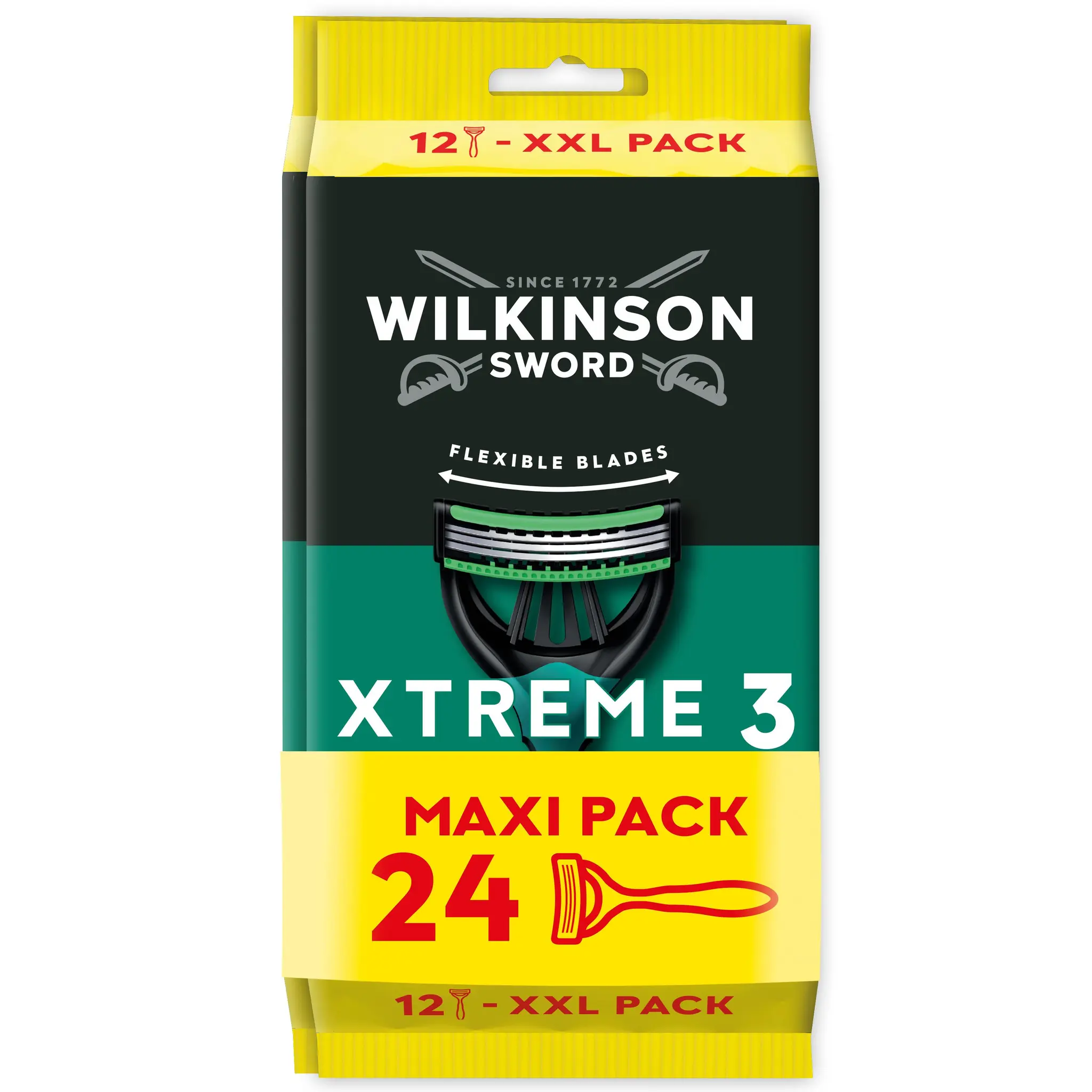 WILKINSON Xtreme 3 rasoirs jetables sensitive confort