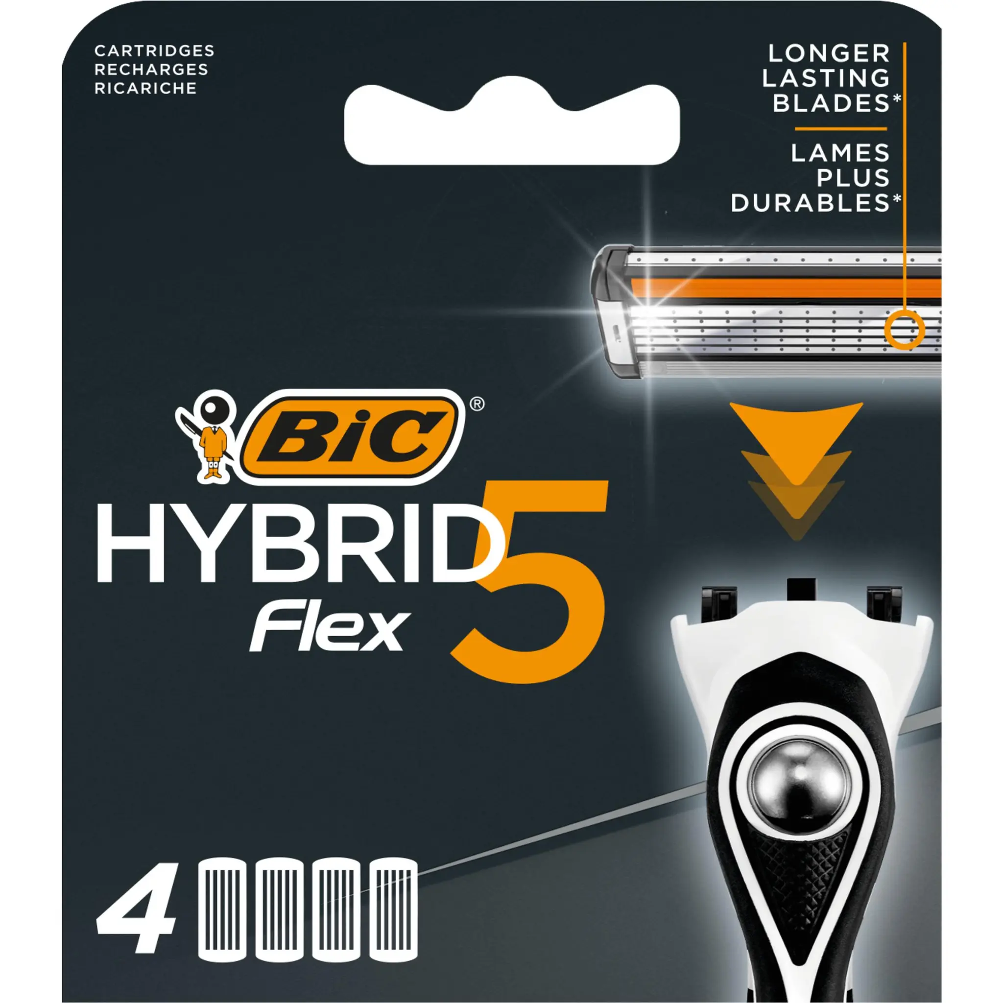 BIC Recharges lames de rasoir hybrid 5 flex
