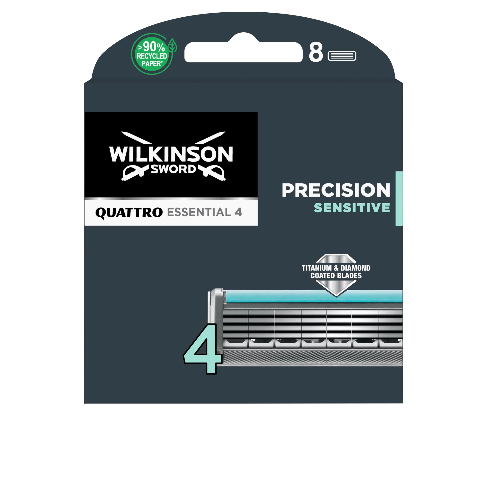 WILKINSON Recharge lames quattro essential 4 precision sensitive