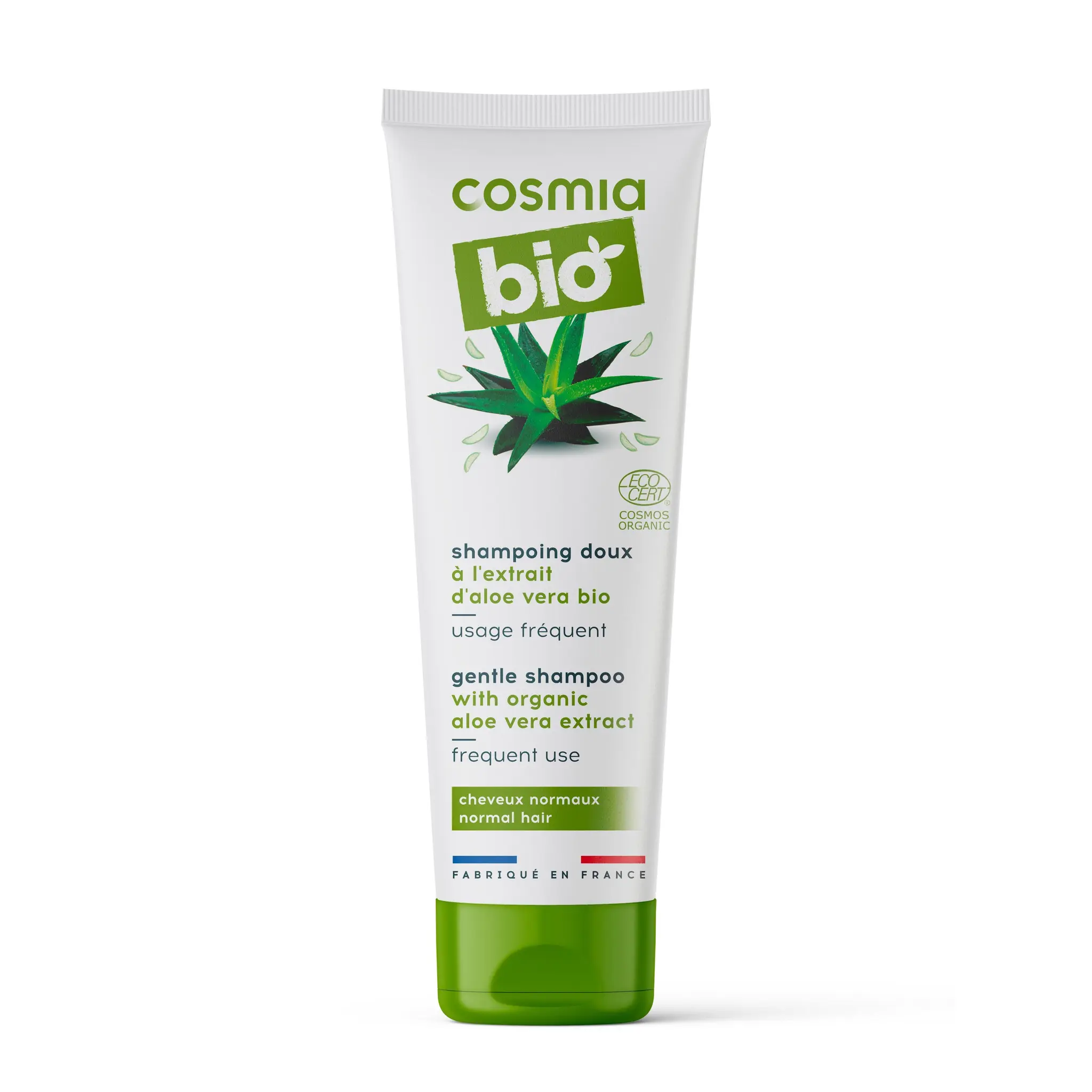COSMIA BIO Cosmos Shampoing doux aloe vera bio cheveux normaux
