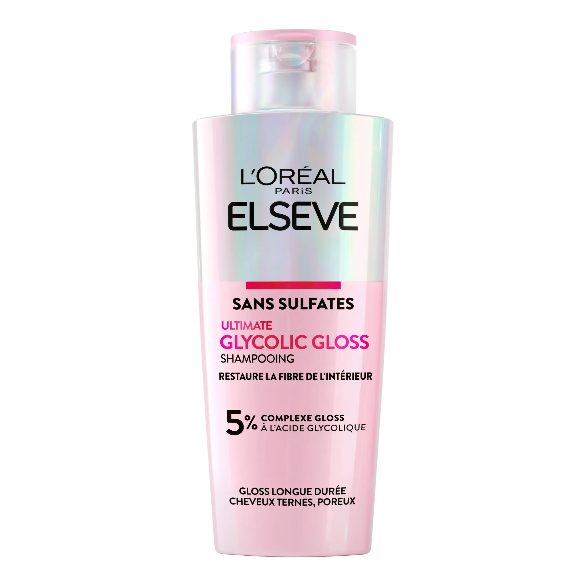 ELSEVE Glycolic Gloss Shampoing sans sulfates cheveux ternes poreux