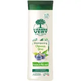 L'ARBRE VERT Shampoing pour cheveux gras hypoallergénique parfum raisin et thé vert