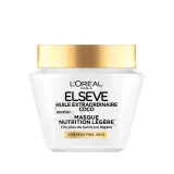 ELSEVE Huile extraordinaire coco Masque nutrition légère cheveux fins, secs