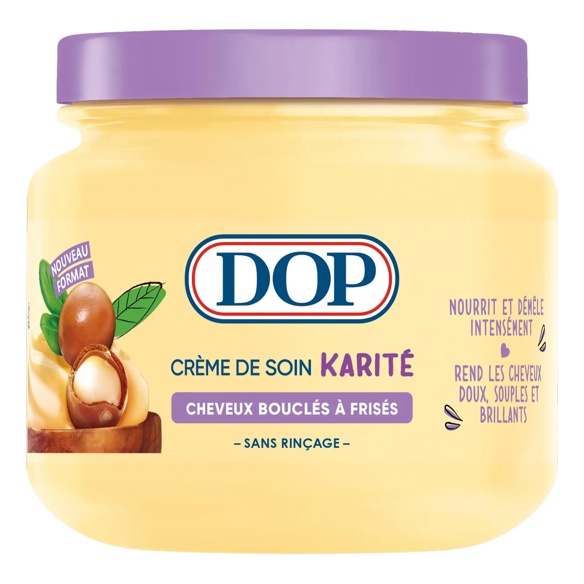 DOP Crème de soin karité cheveux bouclés à frisés