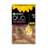 GARNIER Olia Coloration permanente sans ammoniaque 8.12 blond clair cendré irisé