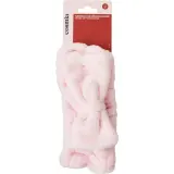 COSMIA Bandeau de démaquillage rose avec noeud