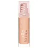 MAYBELLINE Lifter Plump&Glow Fond de teint liquide FPS15 102