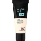 MAYBELLINE Fit me fond de teint matte + poreless 100 warm ivory