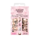 ELEGANT TOUCH Faux ongles naturels carrés méga kit 10 tailles