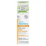 SO BIO ETIC Hydra Aloé Véra Vitamine C Contour des yeux éclat anti-fatigue yeux cernés et poches toutes peaux même sensibles