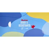 AUCHAN Boîte de mouchoirs doux et résistants 3 épaisseurs