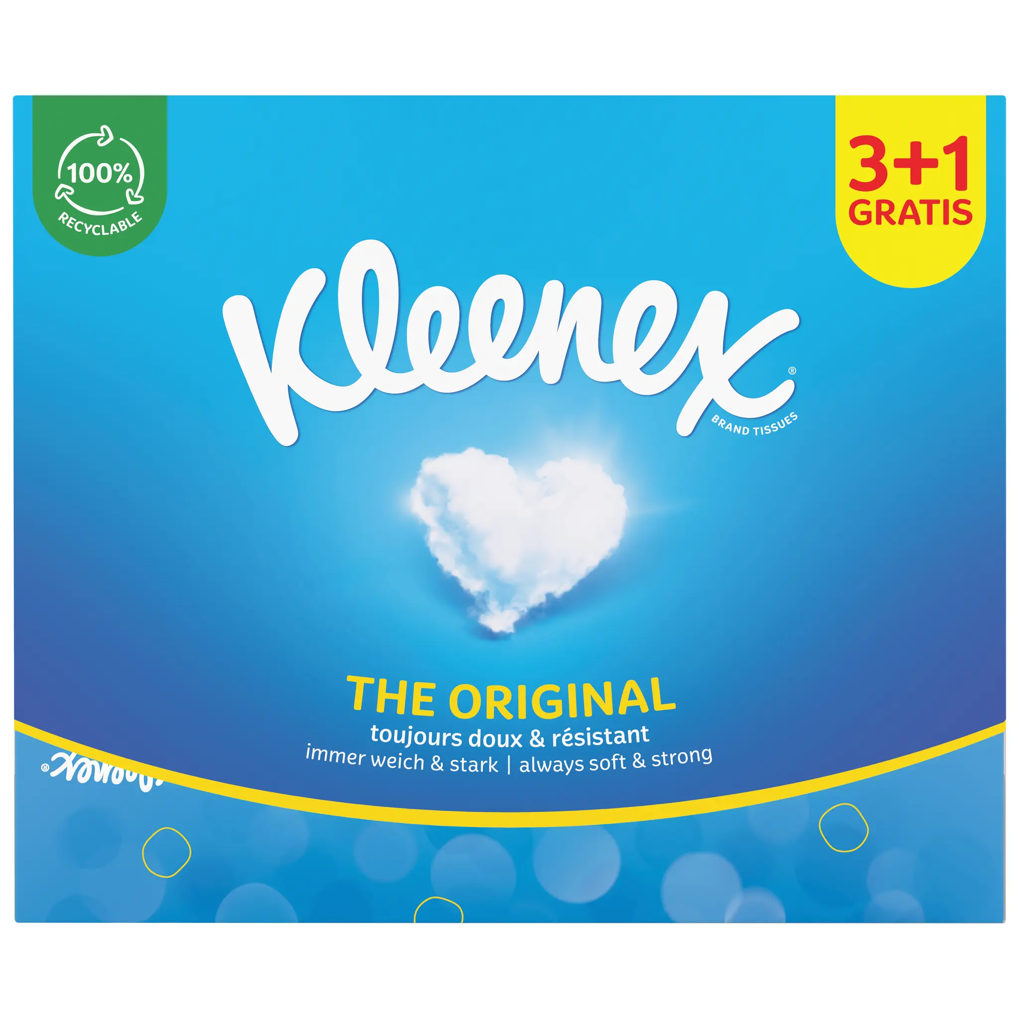 KLEENEX Boîte de mouchoirs original 3 épaisseurs