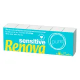 RENOVA Paquets de mouchoirs sensitive blanc 4 épaisseurs