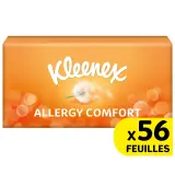 KLEENEX Boîte de mouchoirs allergy comfort 3 épaisseurs