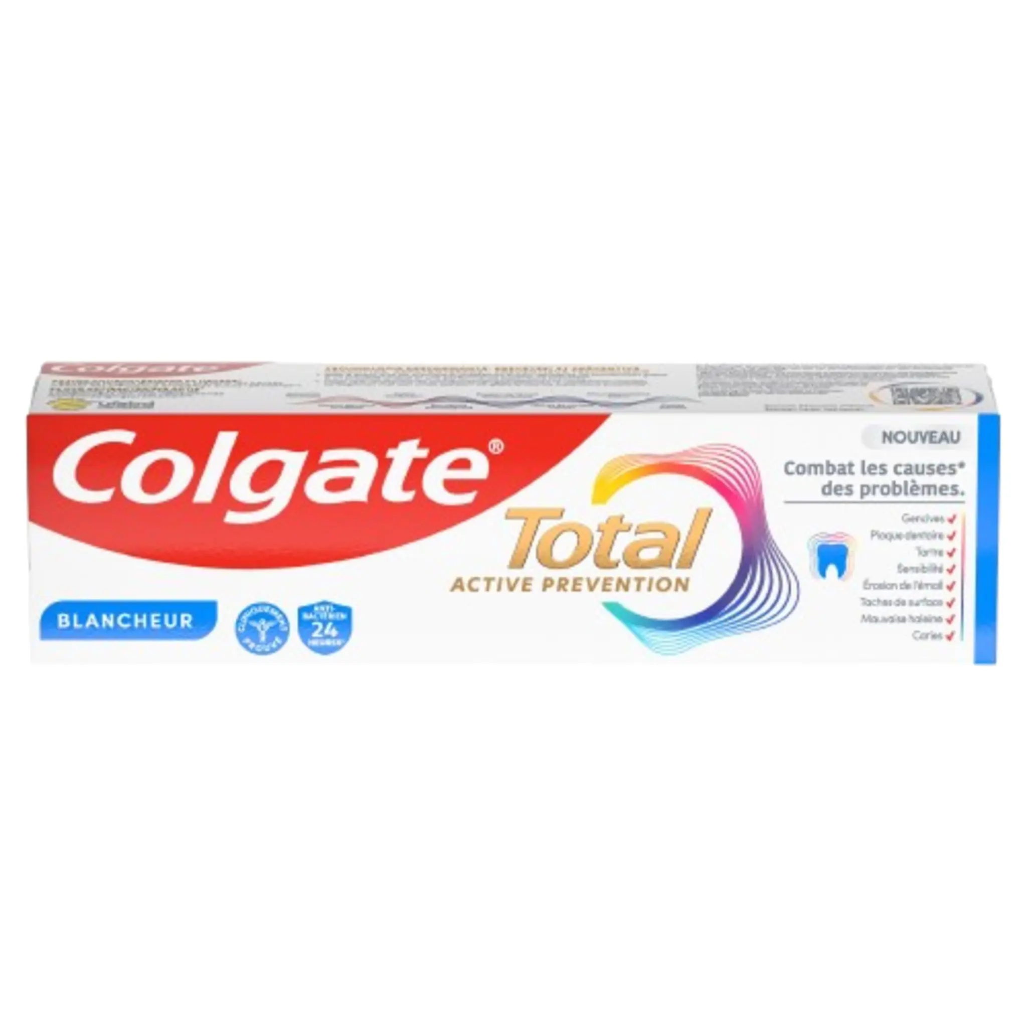 COLGATE Total active prévention Dentifrice blancheur