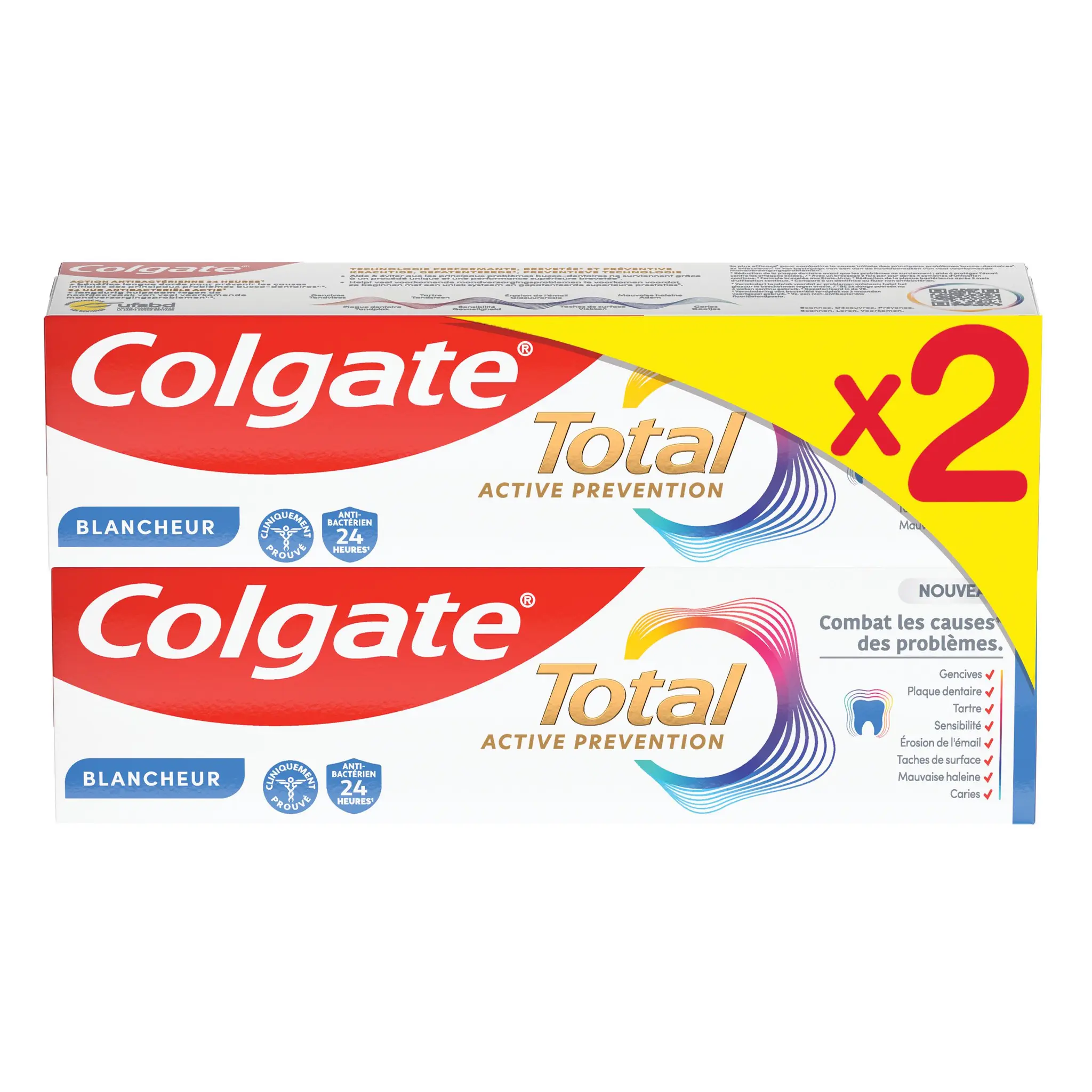 COLGATE Total active prévention blancheur