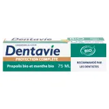 DENTAVIE Dentifrice bio protection complète à la propolis et extrait de menthe