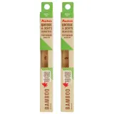 AUCHAN Brosse à dents sensitive souple en bambou