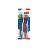 LES VERTUEUX Brosse à dents souple filaments base végétale 100% plastique recyclé français et responsables