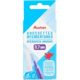 AUCHAN Brossettes interdentaires 0,7mm