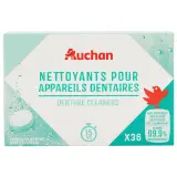 AUCHAN Nettoyants pour appareil dentaires