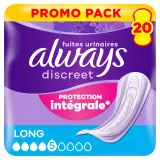 ALWAYS Discreet Serviettes pour fuites urinaires long