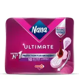 NANA Ultimate Serviettes hygiéniques ultra long+ avec ailettes