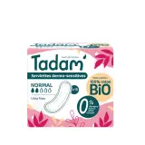 TADAM Serviettes hygiéniques dermo-sensitives bio normal+ ultra fines avec ailettes