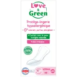 LOVE & GREEN Protège-slips écologiques hypoallergéniques normal