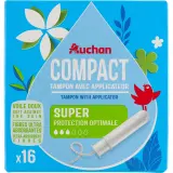 AUCHAN Tampons avec applicateur super