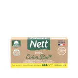 NETT Tampons sans applicateur 100% coton bio normal