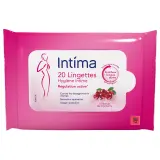 INTIMA Lingettes hygiène intime fraîcheur longue durée
