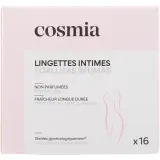 COSMIA Lingettes intimes non parfumées