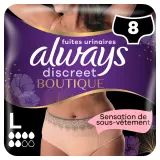 ALWAYS Discreet Culottes fuites urinaires beige taille L