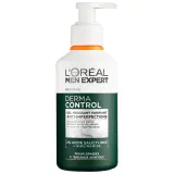 L'OREAL Men Expert Derma control gel nettoyant purifiant anti-imperfections pour peaux grasses à tendance acnéique