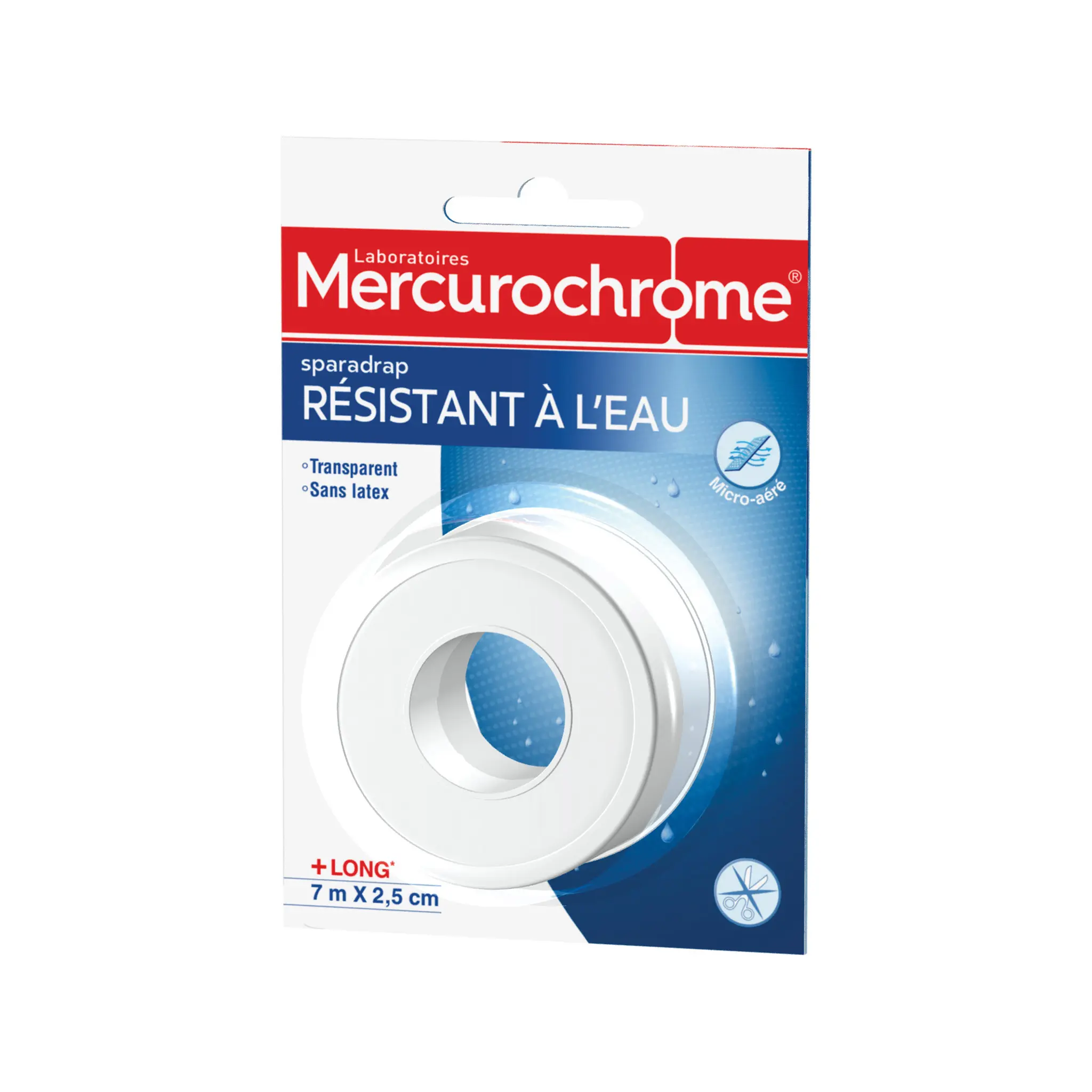 MERCUROCHROME Sparadrap résistant à l'eau