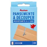AUCHAN Pansements à découper résistant à l'eau