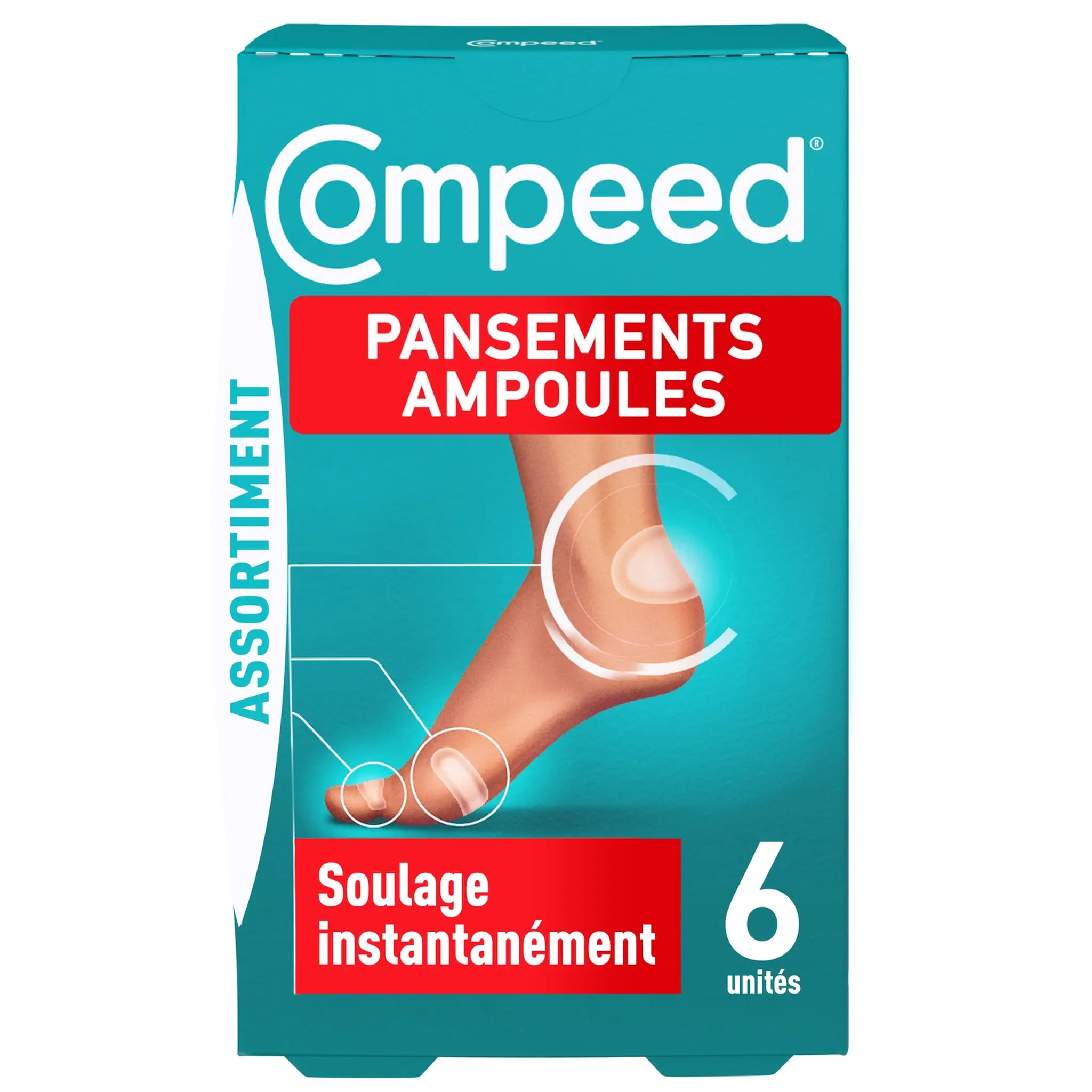 COMPEED Assortiment de pansements pour ampoules